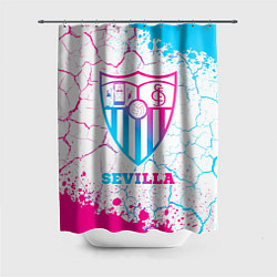 Шторка для ванной Sevilla FC Neon Gradient