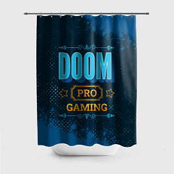 Шторка для душа Игра Doom: pro gaming, цвет: 3D-принт