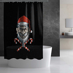 Шторка для душа Santa Pirate, цвет: 3D-принт — фото 2