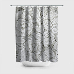 Шторка для душа Советское кружево, цвет: 3D-принт