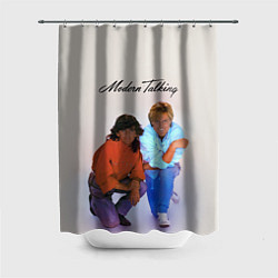 Шторка для душа Modern Talking : Thomas Anders and Dieter Bohlen, цвет: 3D-принт