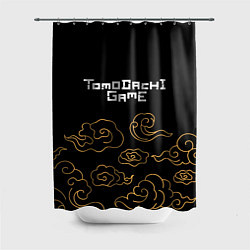 Шторка для ванной Tomodachi Game anime clouds