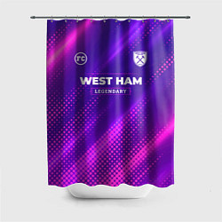 Шторка для ванной West Ham legendary sport grunge