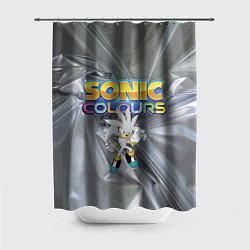 Шторка для душа Silver Hedgehog - Sonic - Video Game, цвет: 3D-принт