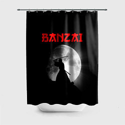 Шторка для душа Banzai - самурай, цвет: 3D-принт