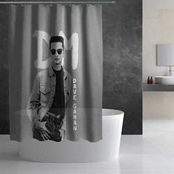 Шторка для душа Dave Gahan - Depeche Mode, цвет: 3D-принт — фото 2