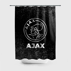 Шторка для ванной Ajax с потертостями на темном фоне