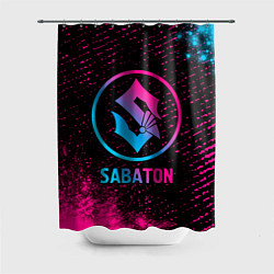 Шторка для ванной Sabaton - neon gradient