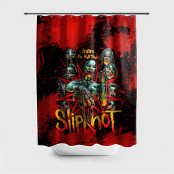 Шторка для ванной Slipknot red satan