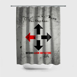Шторка для душа Outsider Album Inspirations - Three Days Grace, цвет: 3D-принт