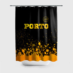 Шторка для ванной Porto - gold gradient: символ сверху