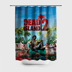 Шторка для душа Dead island two, цвет: 3D-принт