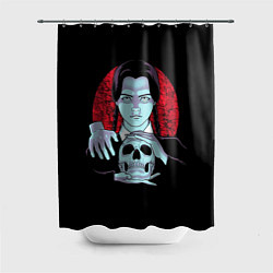 Шторка для ванной Wednesday Skull