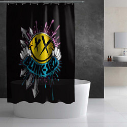 Шторка для душа Блинк 182 логотип, цвет: 3D-принт — фото 2