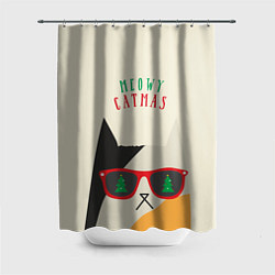 Шторка для ванной Meowy catwas