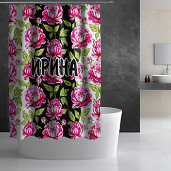 Шторка для душа Ирина в цветах, цвет: 3D-принт — фото 2