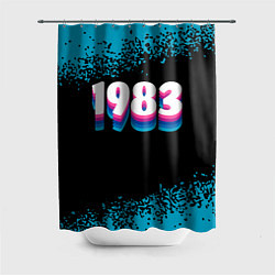Шторка для ванной Made in 1983: vintage art