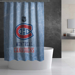 Шторка для душа Montreal Canadiens - NHL, цвет: 3D-принт — фото 2