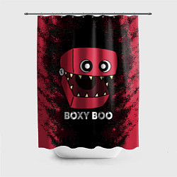 Шторка для душа Бокси Бу - персонаж Поппи Плейтайм, цвет: 3D-принт