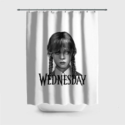 Шторка для ванной Уэнсдэй Аддамс - Wednesday