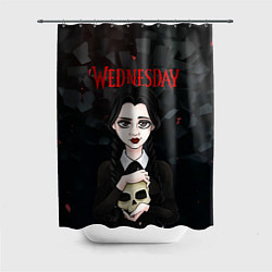 Шторка для ванной Wednesday black