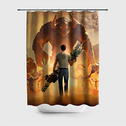 Шторка для ванной Serious Sam