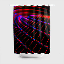 Шторка для ванной Geometry neon texture