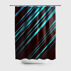 Шторка для ванной Stripes line neon color
