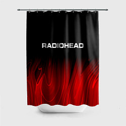 Шторка для ванной Radiohead red plasma