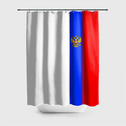 Шторка для ванной Цвета России - герб