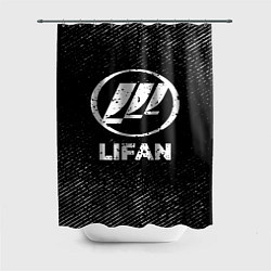 Шторка для ванной Lifan с потертостями на темном фоне