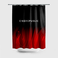 Шторка для ванной OneRepublic red plasma