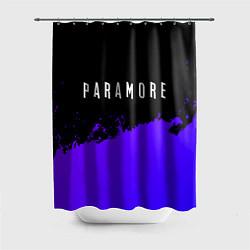 Шторка для душа Paramore purple grunge, цвет: 3D-принт