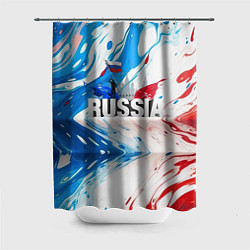 Шторка для ванной Russia abstract