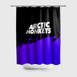 Шторка для ванной Arctic Monkeys purple grunge