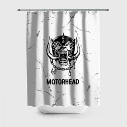 Шторка для душа Motorhead glitch на светлом фоне, цвет: 3D-принт