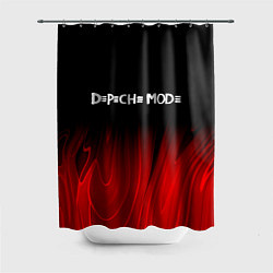 Шторка для ванной Depeche Mode red plasma