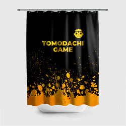 Шторка для душа Tomodachi Game - gold gradient: символ сверху, цвет: 3D-принт