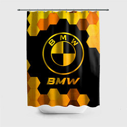 Шторка для ванной BMW - gold gradient