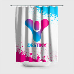 Шторка для ванной Destiny neon gradient style