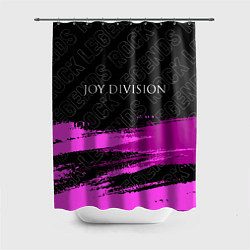 Шторка для ванной Joy Division rock legends: символ сверху