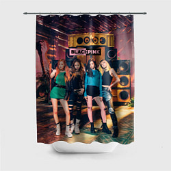 Шторка для ванной Blackpink girls poster