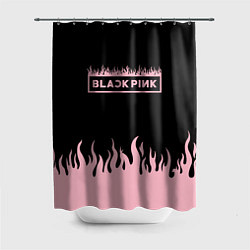 Шторка для ванной Blackpink - flames