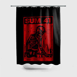 Шторка для ванной Sum41 - Skeleton