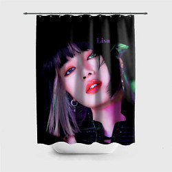 Шторка для ванной Blackpink Lisa brunette