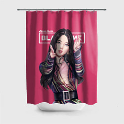 Шторка для ванной Blackpink Jisoo art