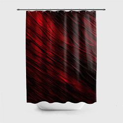 Шторка для ванной Black red texture