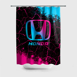 Шторка для душа Honda - neon gradient, цвет: 3D-принт