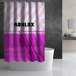 Шторка для душа Roblox pro gaming: символ сверху, цвет: 3D-принт — фото 2