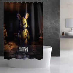 Шторка для душа Spring Bonnie Five Nights at Freddys, цвет: 3D-принт — фото 2